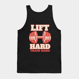 Bodybuilding Life Hard Train Hard Bodybuilder Tank Top